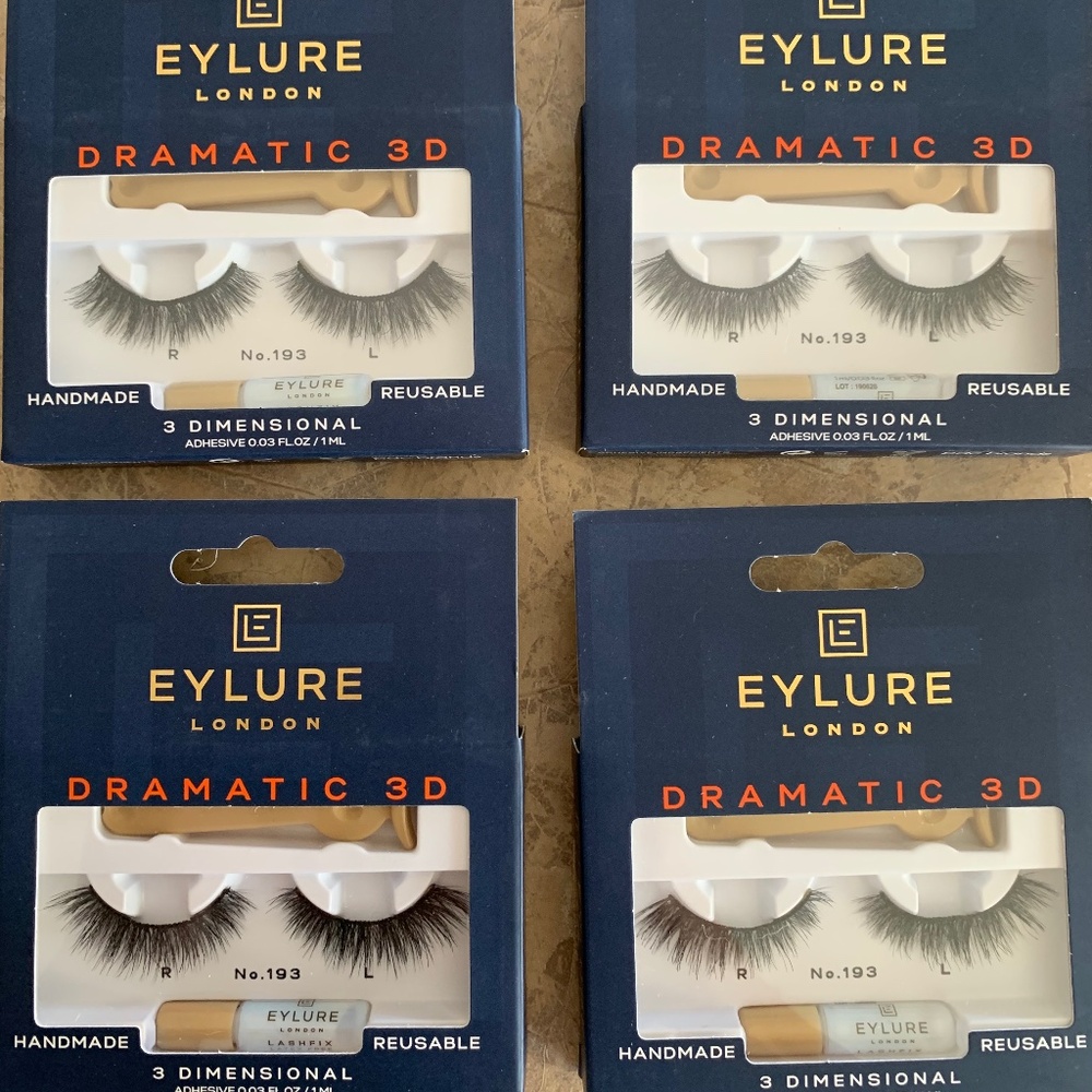 Brand New Eylure Lashes 4 Pairs